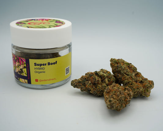 Reserve Stock - Super Boof - 100% organically grown (hybrid) 3.5g