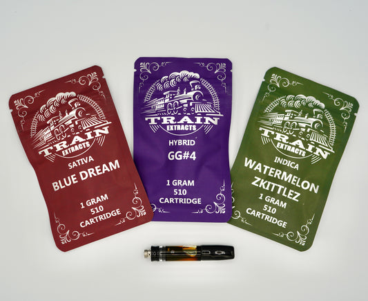 Train Extracts 1g Resin Vape Cart (Buy 3 Get 1 Free)