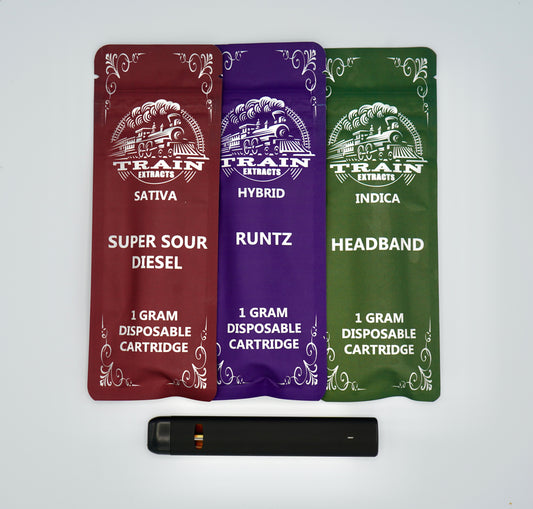 Train Extracts 1g Resin Disposable Vape Cart (Buy 3 Get 1 Free)